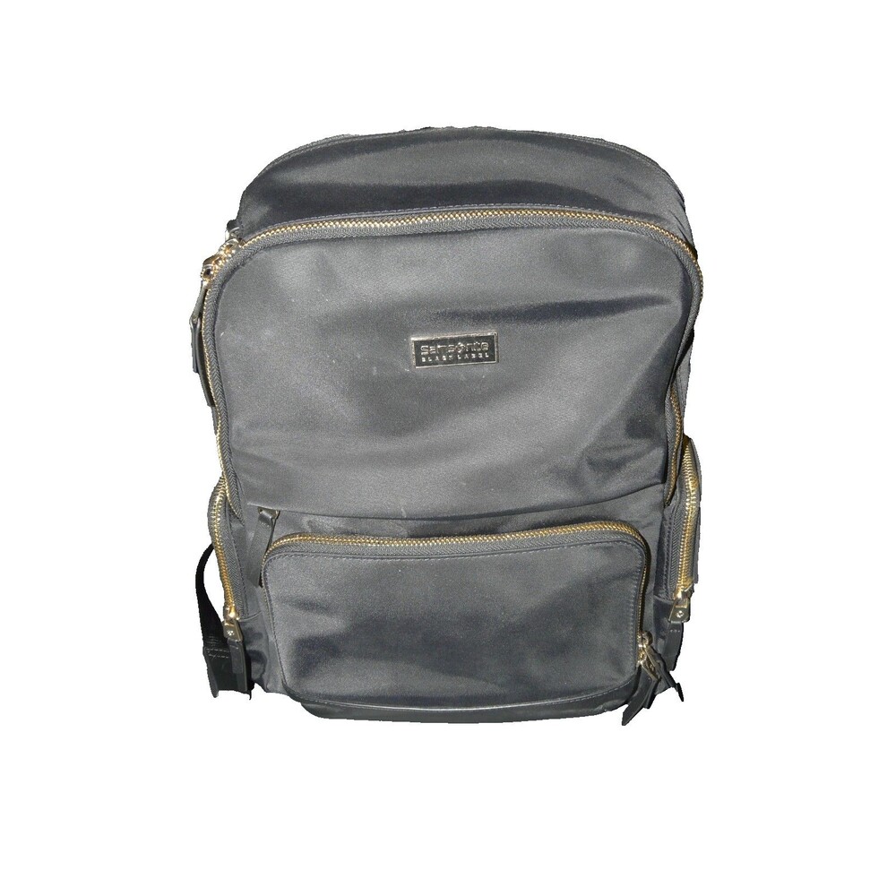 Samsonite Black Label Backpack Laptop Bag w/ Luggage Strap - 15 x 13 x 5